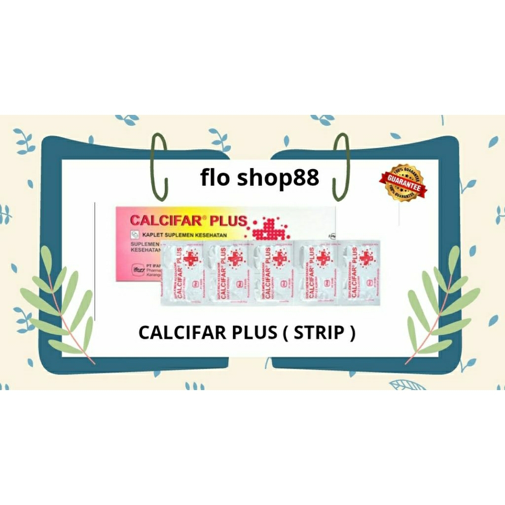 CALCIFAR PLUS / CALCIFAR PLUS KALSIUM / CALCIFAR PLUS UNTUK IBU HAMIL / CALCIFAR PLUS KAPLET KUNYAH 