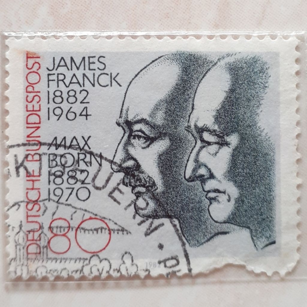 

Perangko Jerman James Franck and Max Born (Physicists & Nobel Prize Winners) Tahun 1982