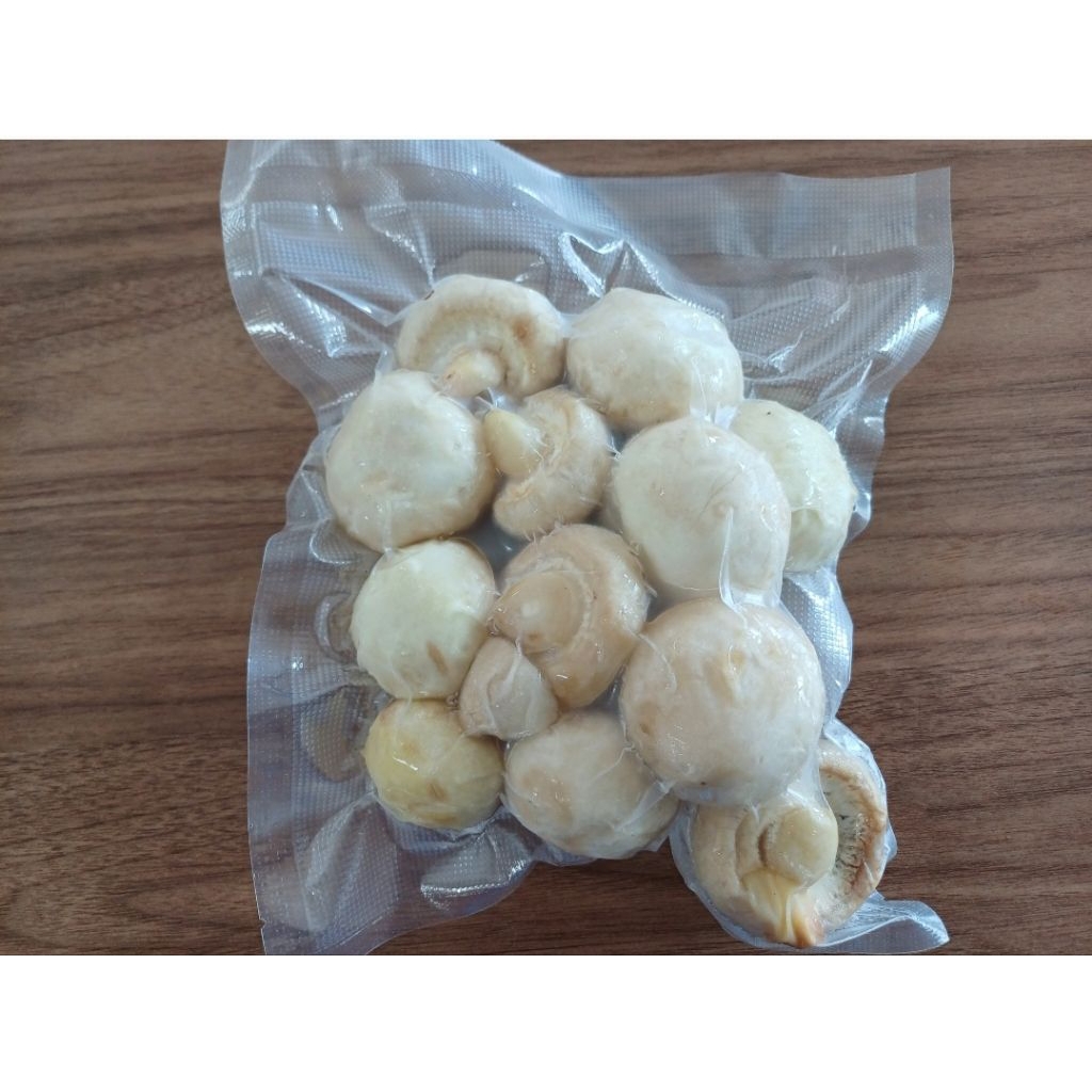 

Jamur Kancing Champignon fresh frozen, cocok untuk tumis, saute dll