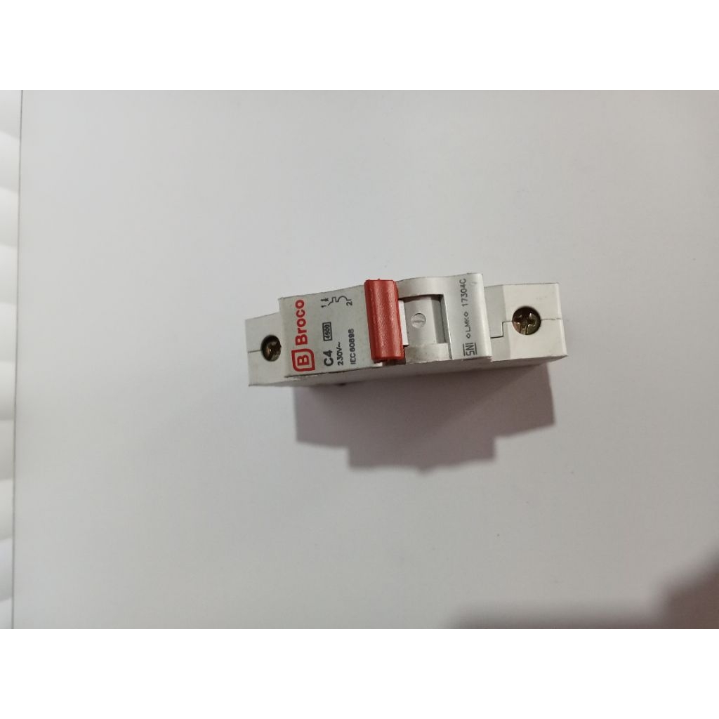 MCB C4 4500 230V - Mini Circuit Breaker SNI IEC 60898 | MCB Listrik Otomatis