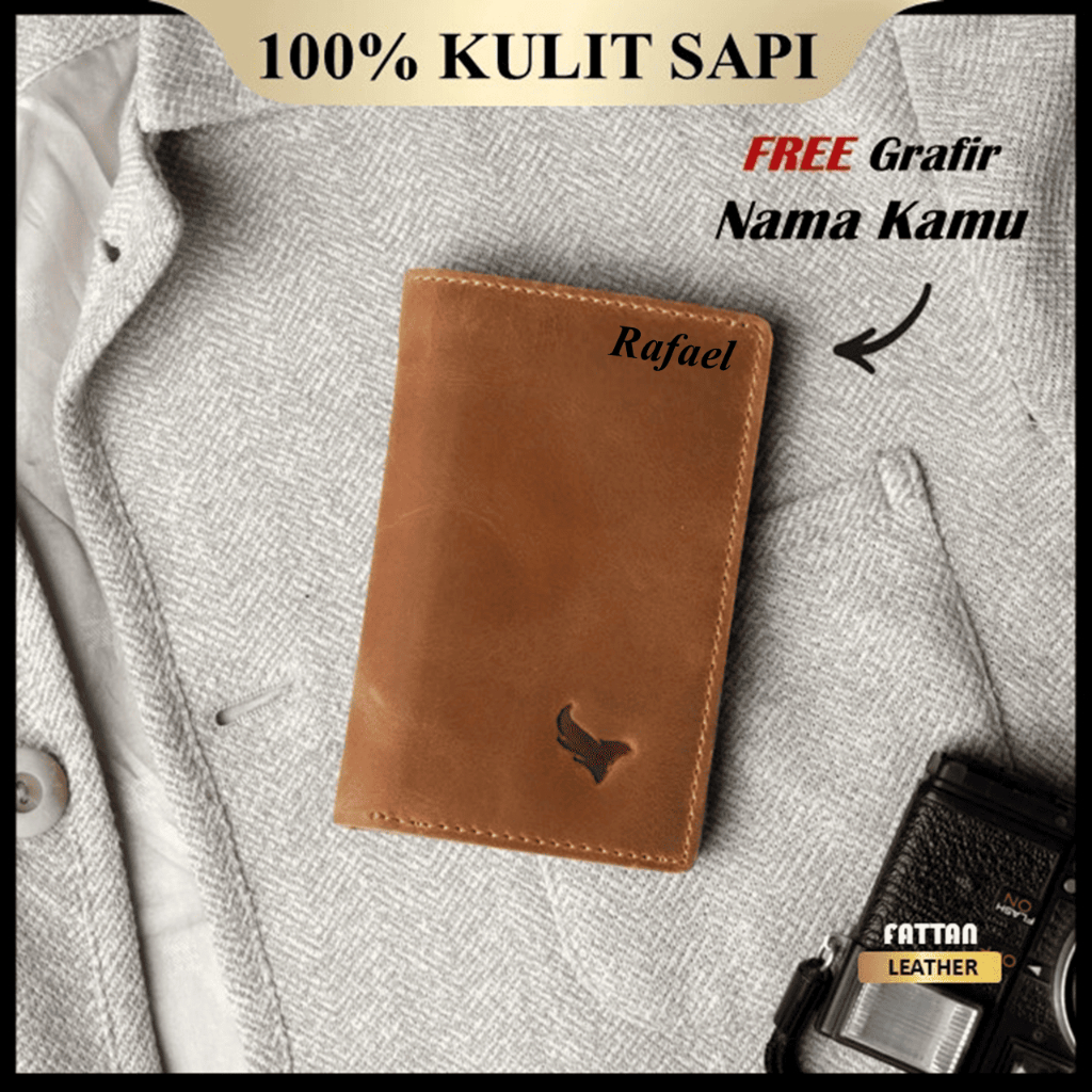 Dompet Kulit Asli Pria Original Branded 100% Premium Leather Wallet - Dompet Lipat VST