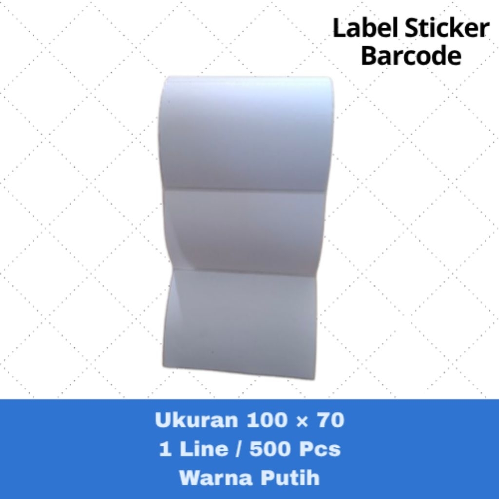 

Label sticker thermal 100x70 mm 500pcs / sticker barcode