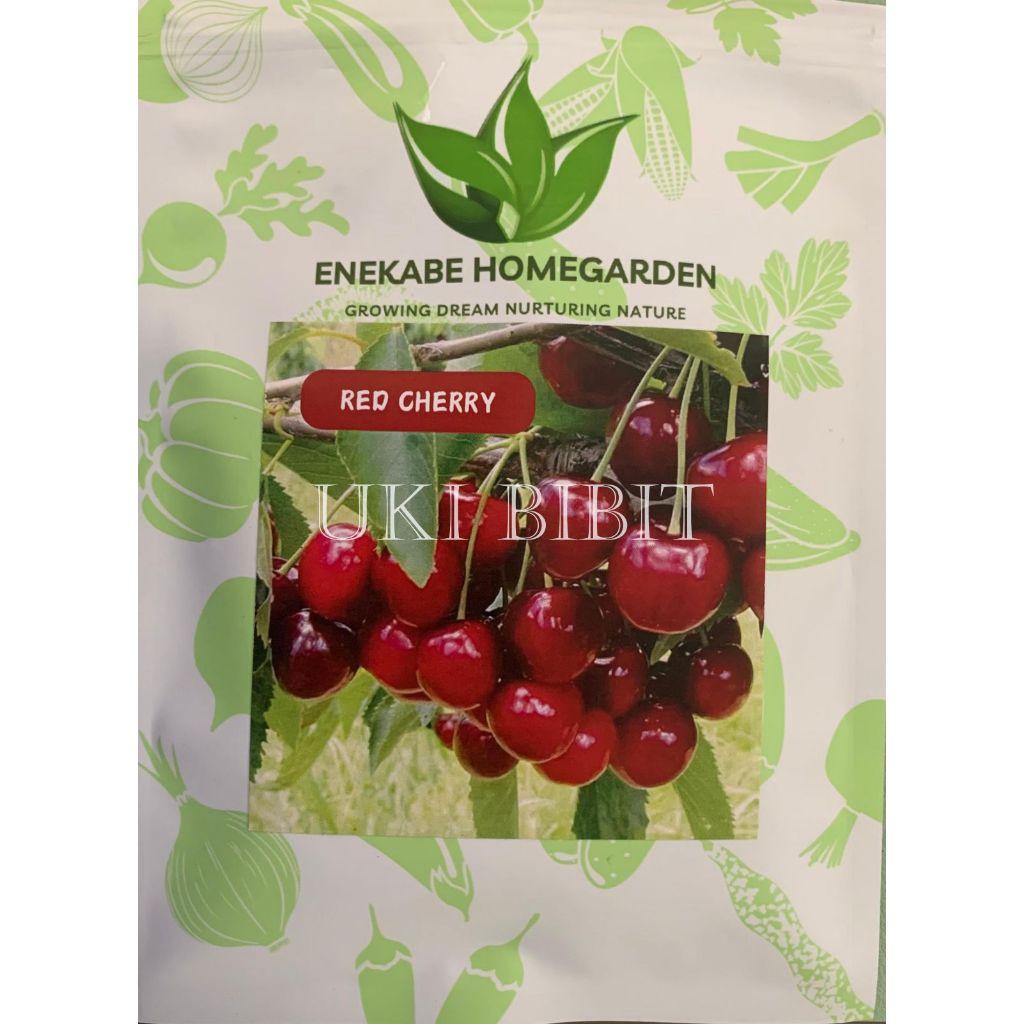 Kemasan Original | Benih Biji Buah Cherry | Red Cherry| Black Cherry | Yellow Cherry | Ceri Hitam | 