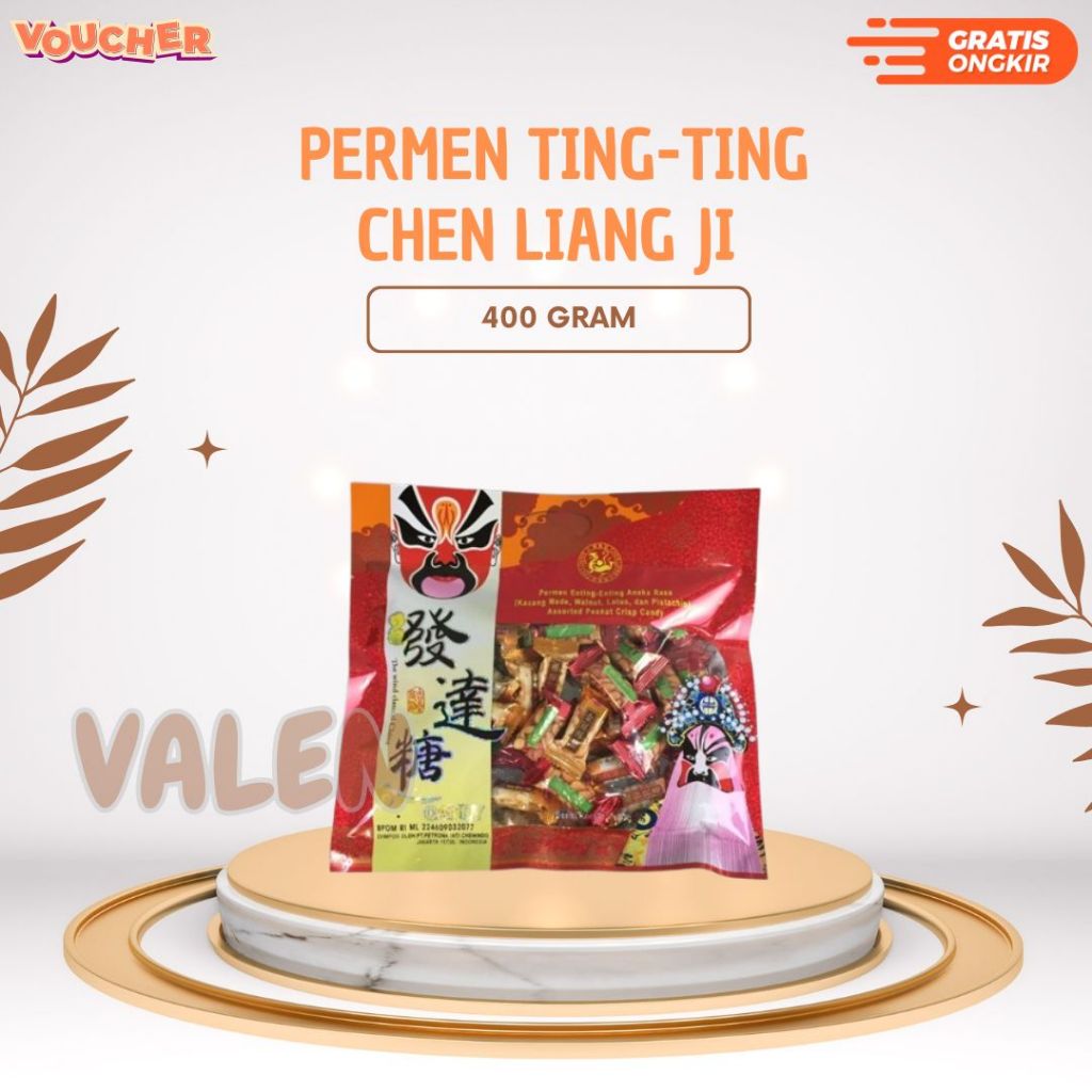 

Permen Ting Ting Chen Liang Ji 400gr - Rasa Kacang Halal