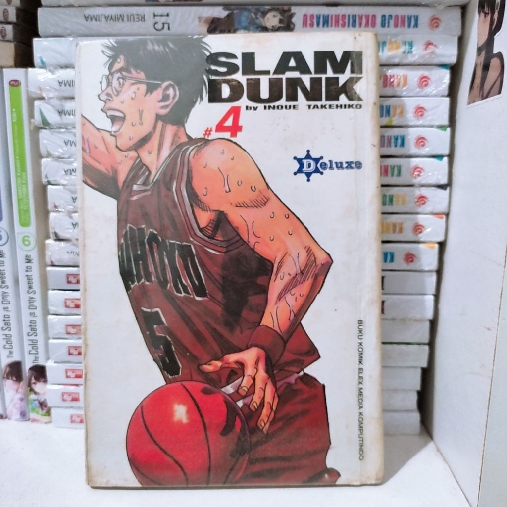

komik slam dunk deluxe vol 4 eksrent hard cover kondisi cek deskripsi
