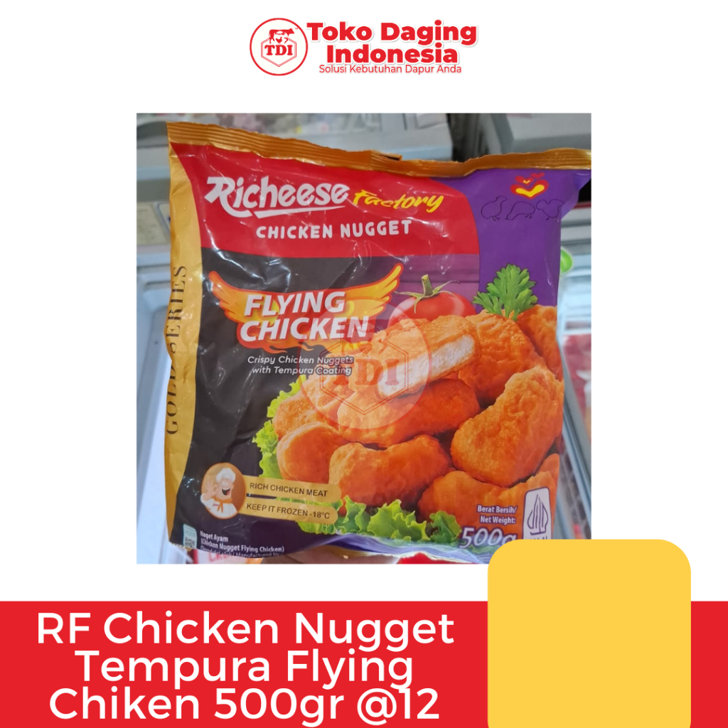 

RF Chicken Nugget Tempura Flying Chiken 500gr @12