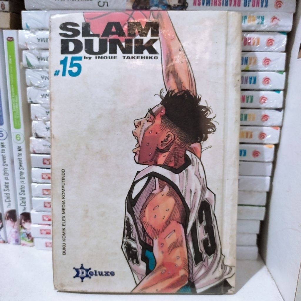 

komik slam dunk deluxe vol 15 eksrent hard cover kondisi cek deskripsi