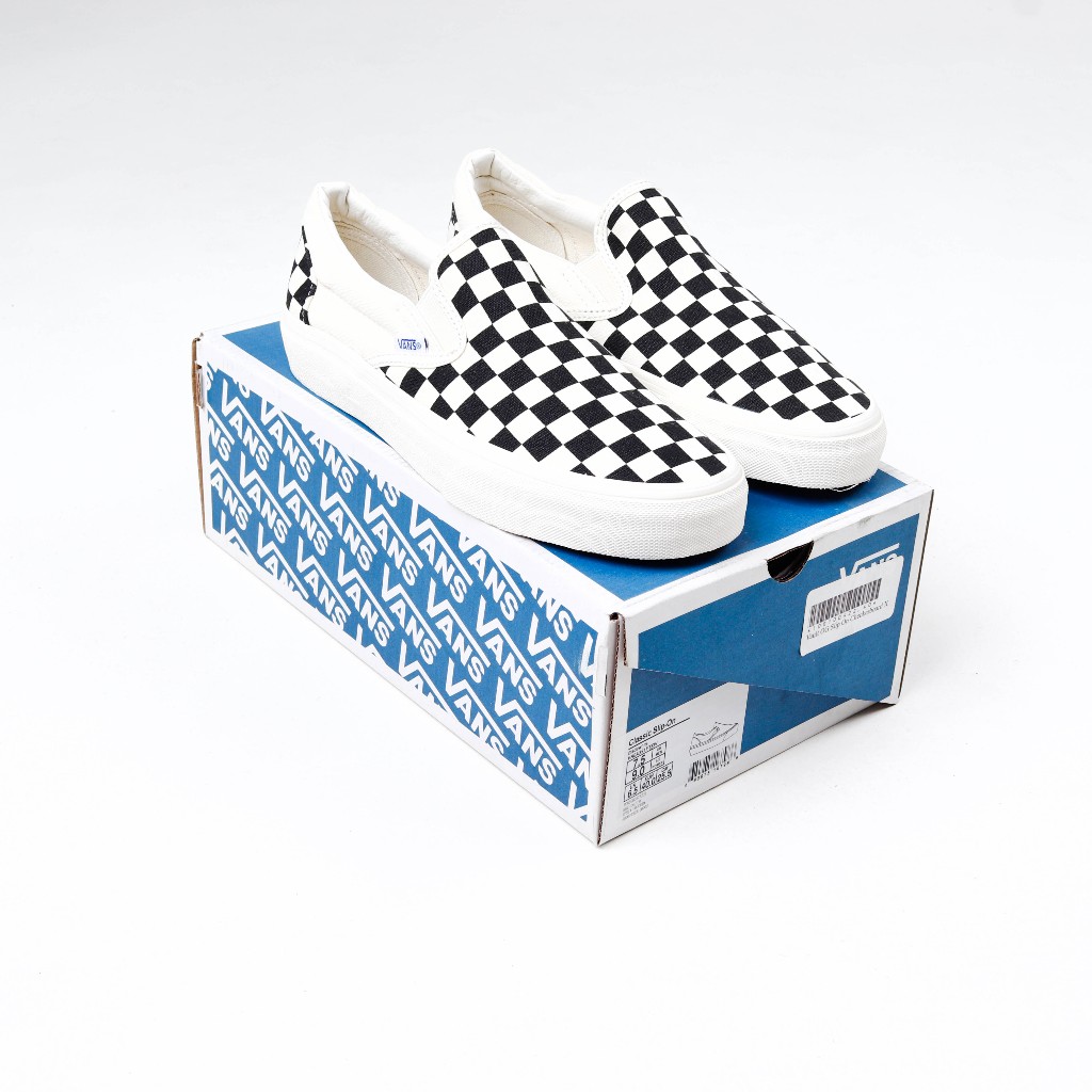 Vans Slip On Vault Og Checkerboard Black White