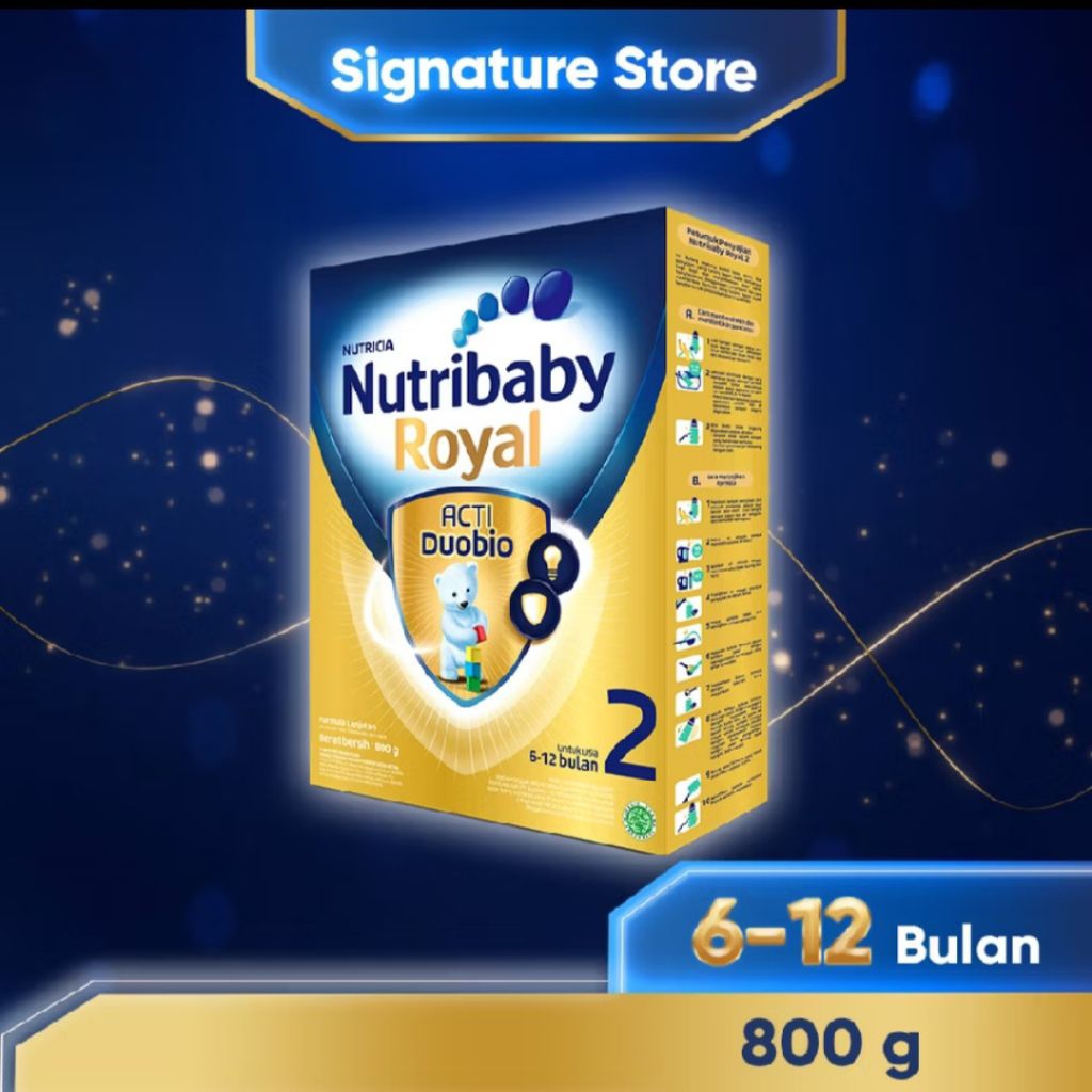 Nutribaby royal 2 susu formula bayi 6-12 bulan