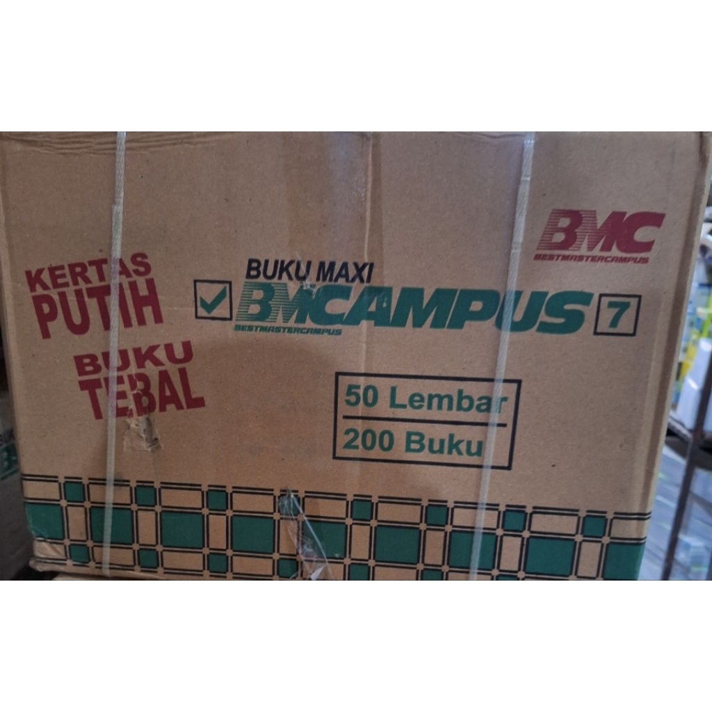 

MilL (20 Pak) Buku Tulis Campus BMC Campus/Kraft 50 Kartonan Khusus Instant/Sameday