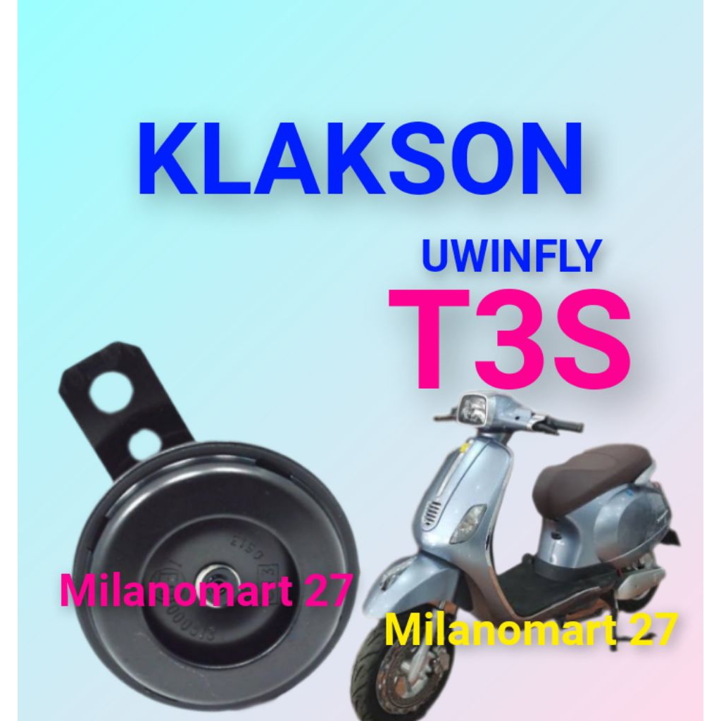 klakson uwinfly t3s bel klakson motor listrik uwinfly T3S
