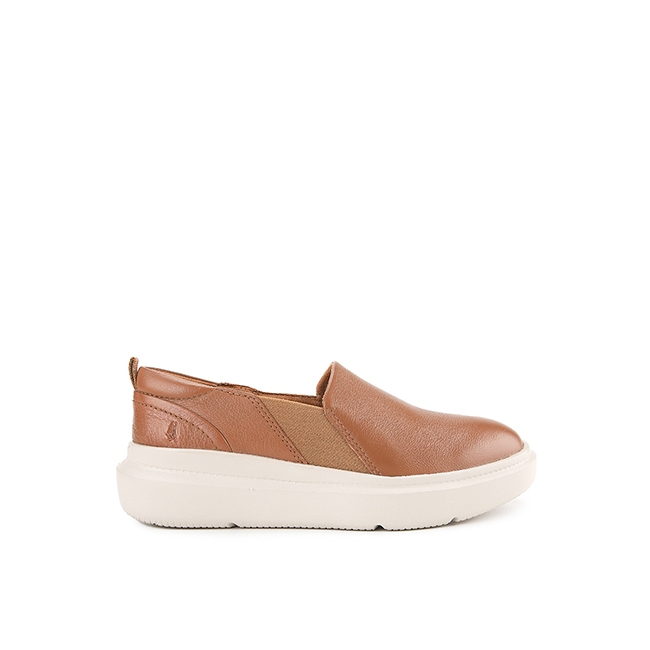 Hush Puppies Sepatu Wanita Joy Slip-On Tan Leather
