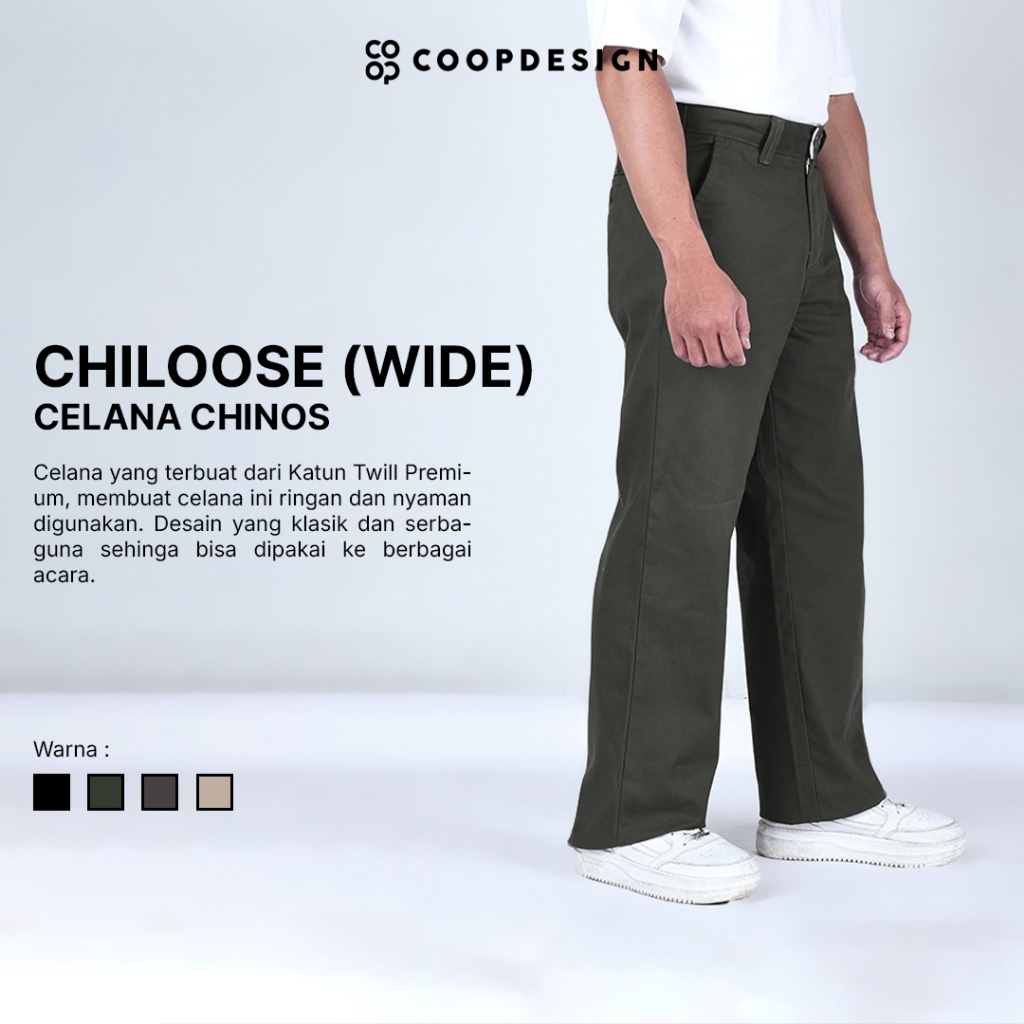 Coop Design - Chiloose Celana Loose Pant Panjang Pria