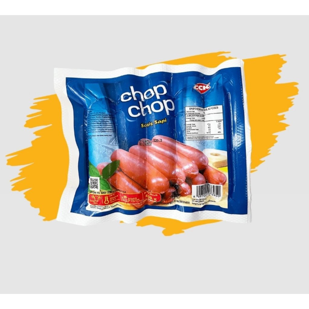 

Chop Chop Sosis Sapi Bakar Mini 500g isi 12pc