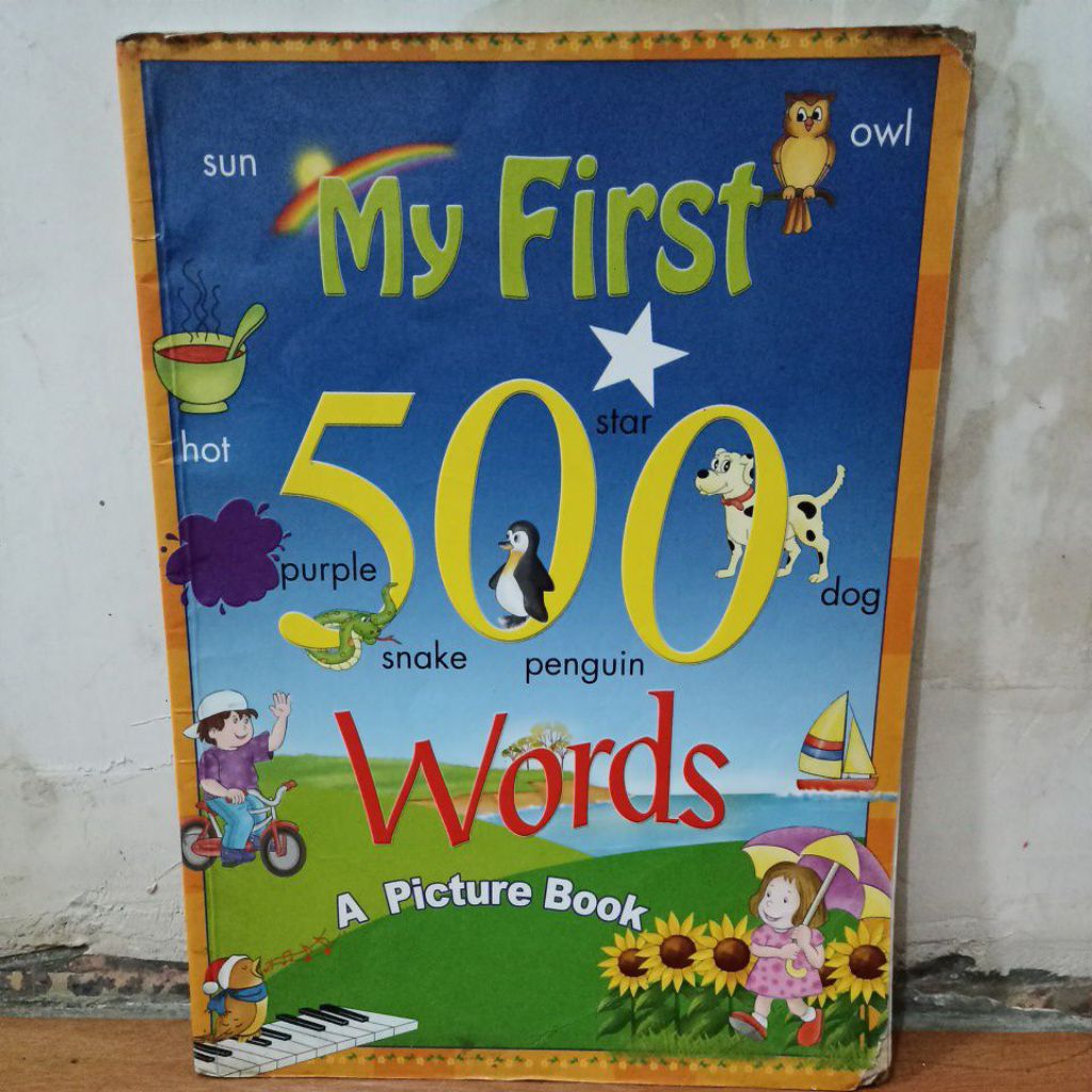 My first 500 words - kamus pertama anak (picture book)