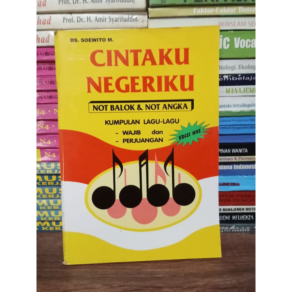 Lagu wajib - Cintaku Negeriku Not Balok dan Not angka