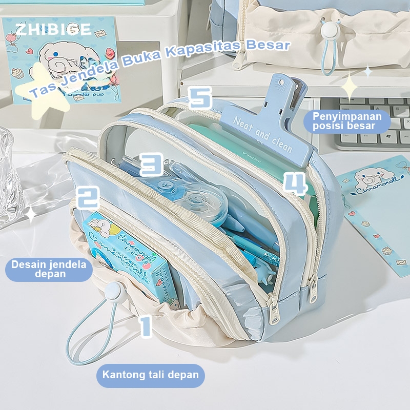 

Tempat alat tulis kotak pensil aesthetic Tas PenaTempat Pencil Tas Pensil kapasitas besar