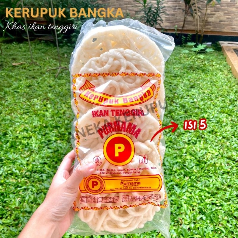 

Kerupuk Bangka Ikan Tenggiri Purnama isi 5