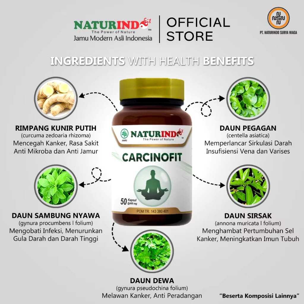 CARCINOFIT OBAT BENJOLAN PAYUDARA TUMOR PAYUDARA KANKER PAYUDARA PRIA DAN WANITA FAM HERBAL NATURIND