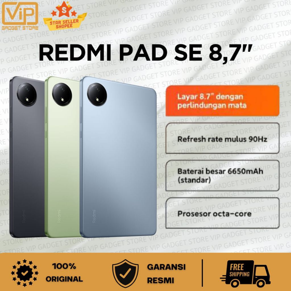 XIAOMI PAD SE Redmi Pad SE 8.7inch 4/128GB