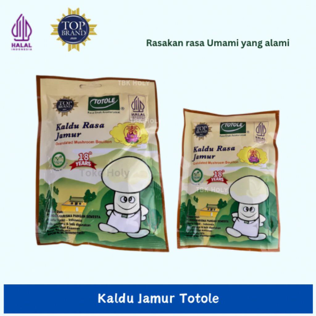 

Kaldu Jamur Totole 40g / 80g – Penyedap Rasa Alami Non MSG | Vegan Friendly