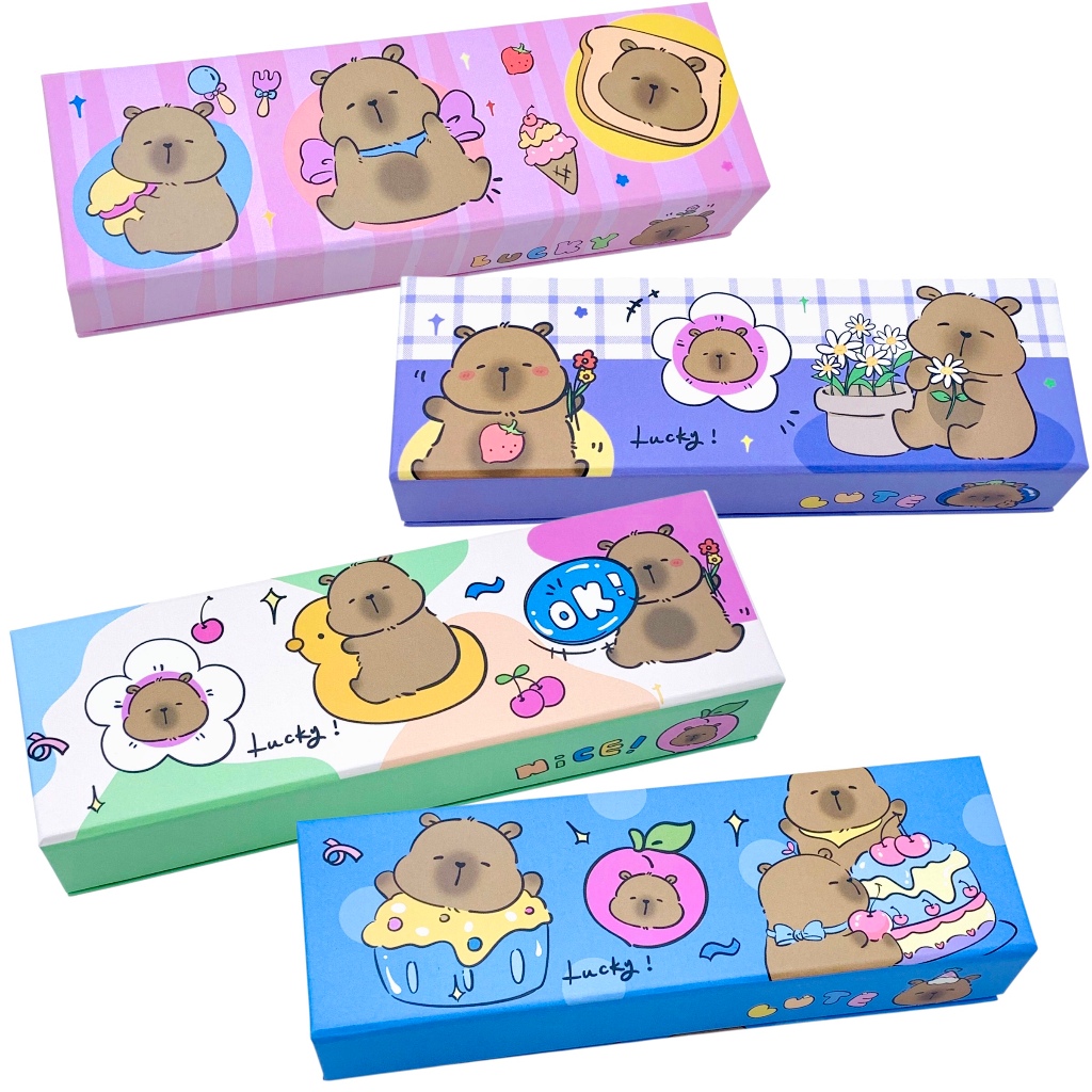 

TEMPAT PENSIL KARTON KRT-252101 CAPYBARA (SUSUN 1) / KOTAK PENSIL / PENCIL CASE