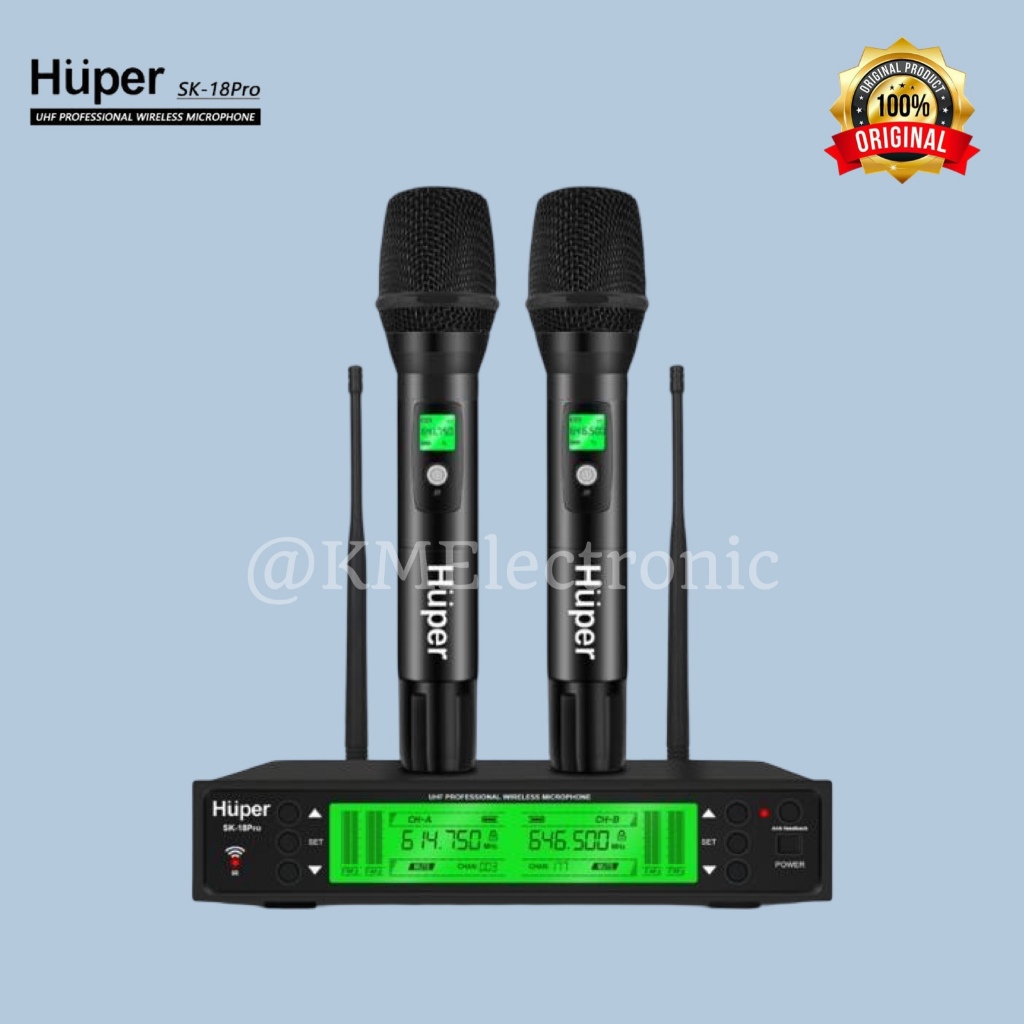 Huper Microphone Wireless SK 18 Pro / Huper SK 18/ SK 18 Pro Original Huper
