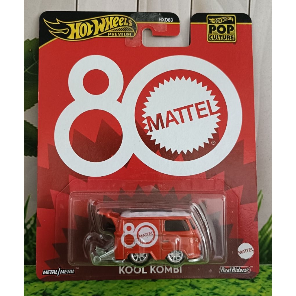 Hot Wheels Premium KOOL KOMBI 80 MATTEL RED POP CULTURE