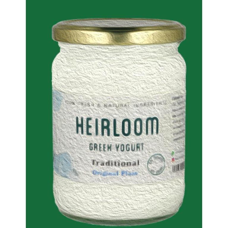 

Heirloom Greek Yogurt Jar 450ml - Freshly & Traditionally Made (Tanpa Pengawet & Active Live Cultures)