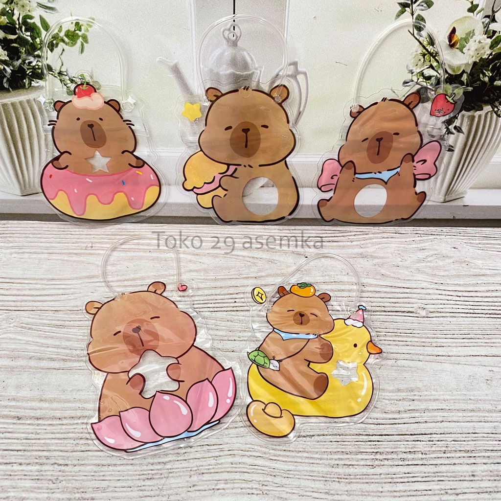 

GOODIEBAG ZIPPER MINUMAN GAGANG CAPYBARA MN-1882 KANTONG ESTETIK SERBA GUNA MULTIFUNGSI TRANSPARAN