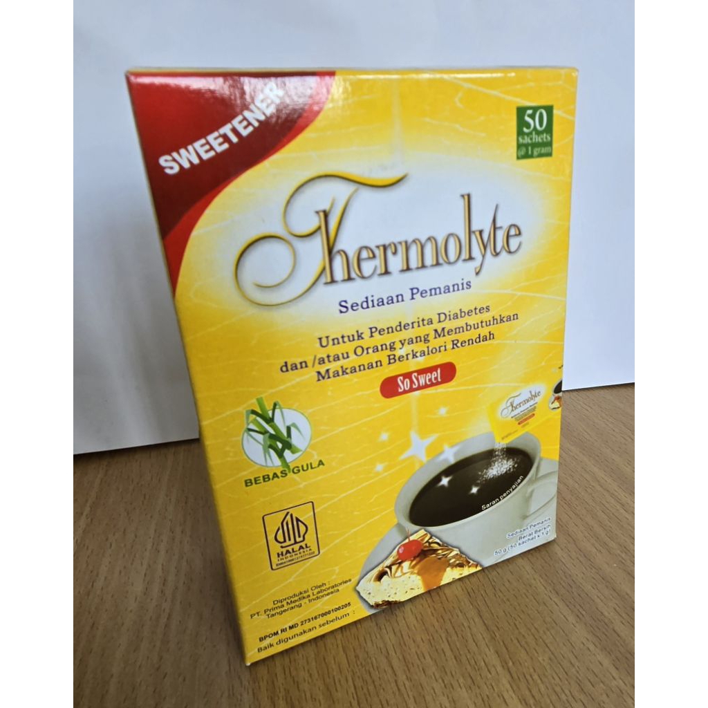 

THERMOLYTE DIET SUGAR 50 sachet @ 1gr