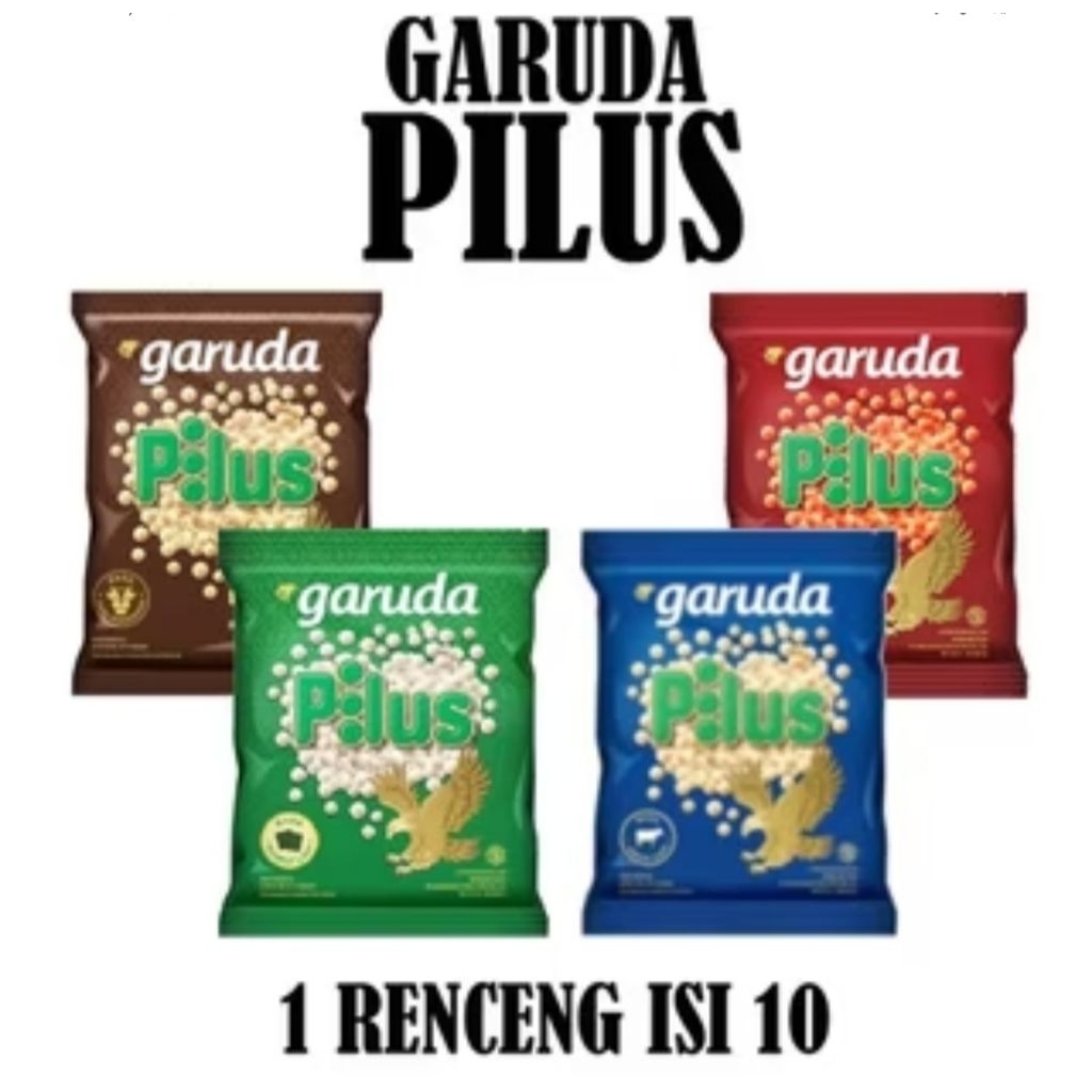

Garuda Snack pilus rasa 14gr 1 renteng