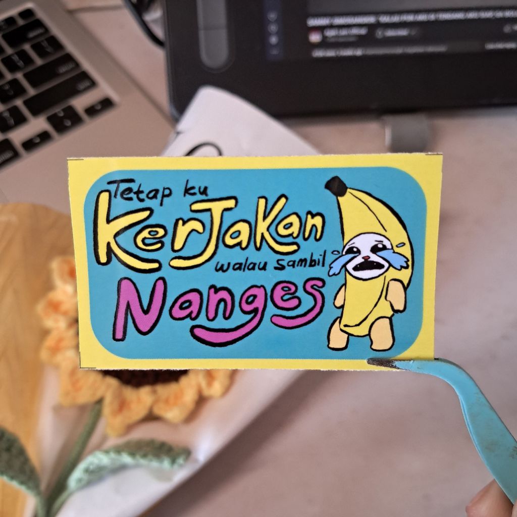 

METAL KECIL | Sticker Angkot Anime | Meme Pisang