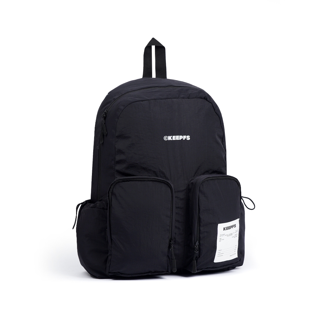 KEEPFS | Backpack Nylon Crinkle Black | Torch