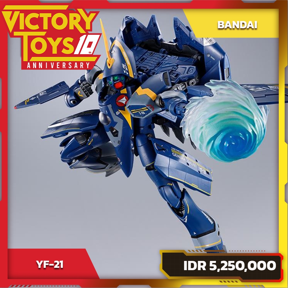 MACROSS PLUS DX CHOGOKIN YF-21 (Guld Goa Bowman Machine) By Bandai