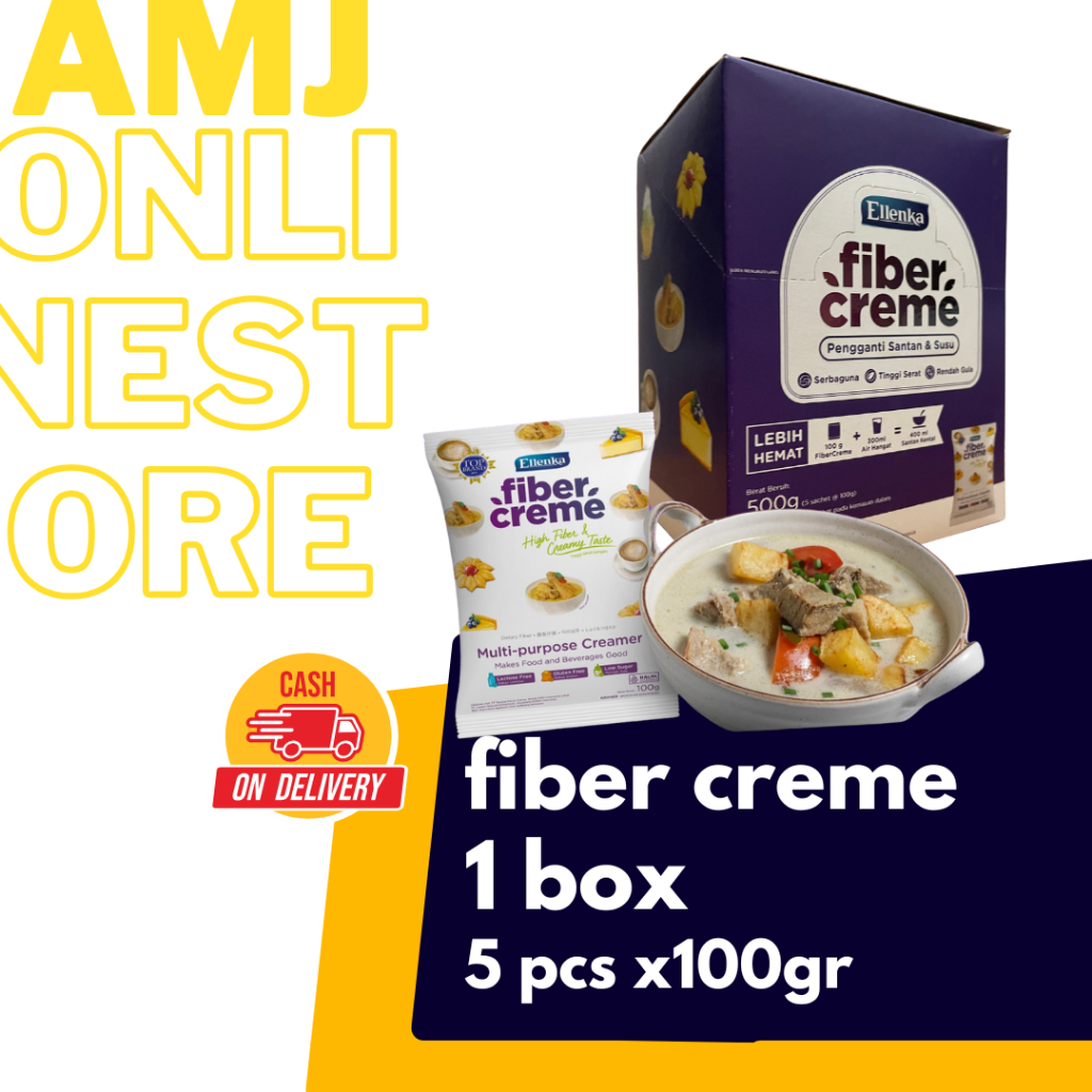 

FiberCreme krimer bubuk serbaguna 5 pcs@100gr/10 sachet@20gr