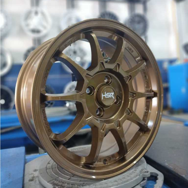 Velg mobil yaris lele ring 16 model HSR BOROKO SRD pcd 4x100-velg mobil jazz Ignis Swift ring 16