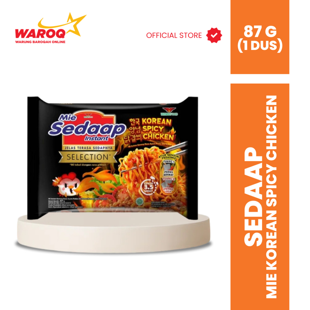 

SEDAAP MIE INSTANT KOREAN SPICY CHICKEN 87 GR (DUS)
