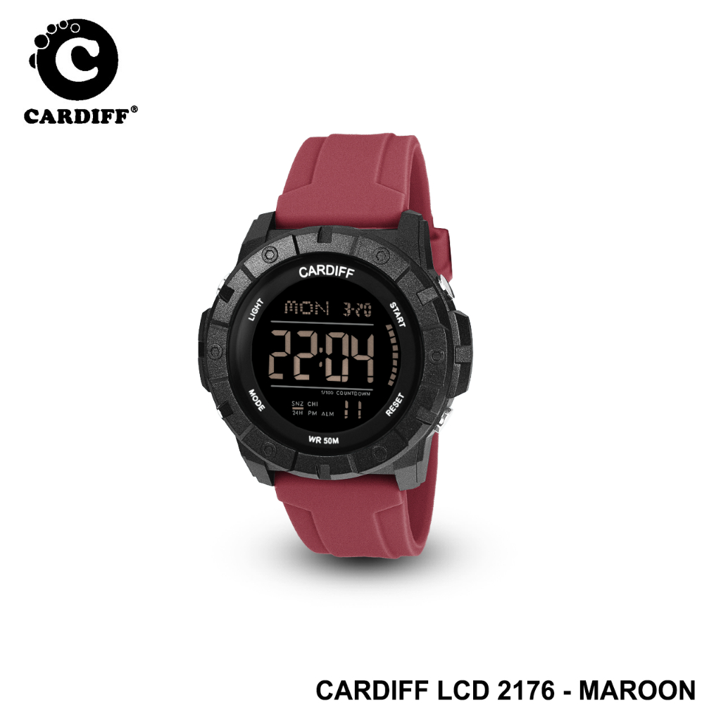 CARDIFF LCD 2176 digital water resist watch Best Seller