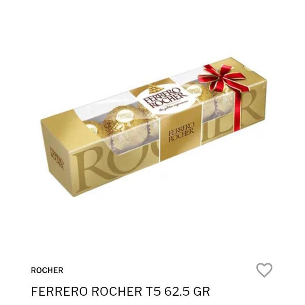 

Ferrero Rocher T5 62.5 Gr