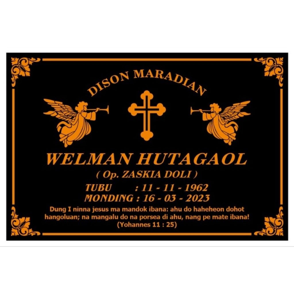 batu nisan 40x60 granit berkualitas