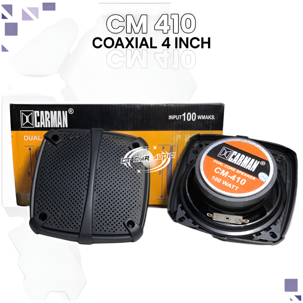 Speaker Pintu Mobil Coaxial 4 inch Carman CM-410