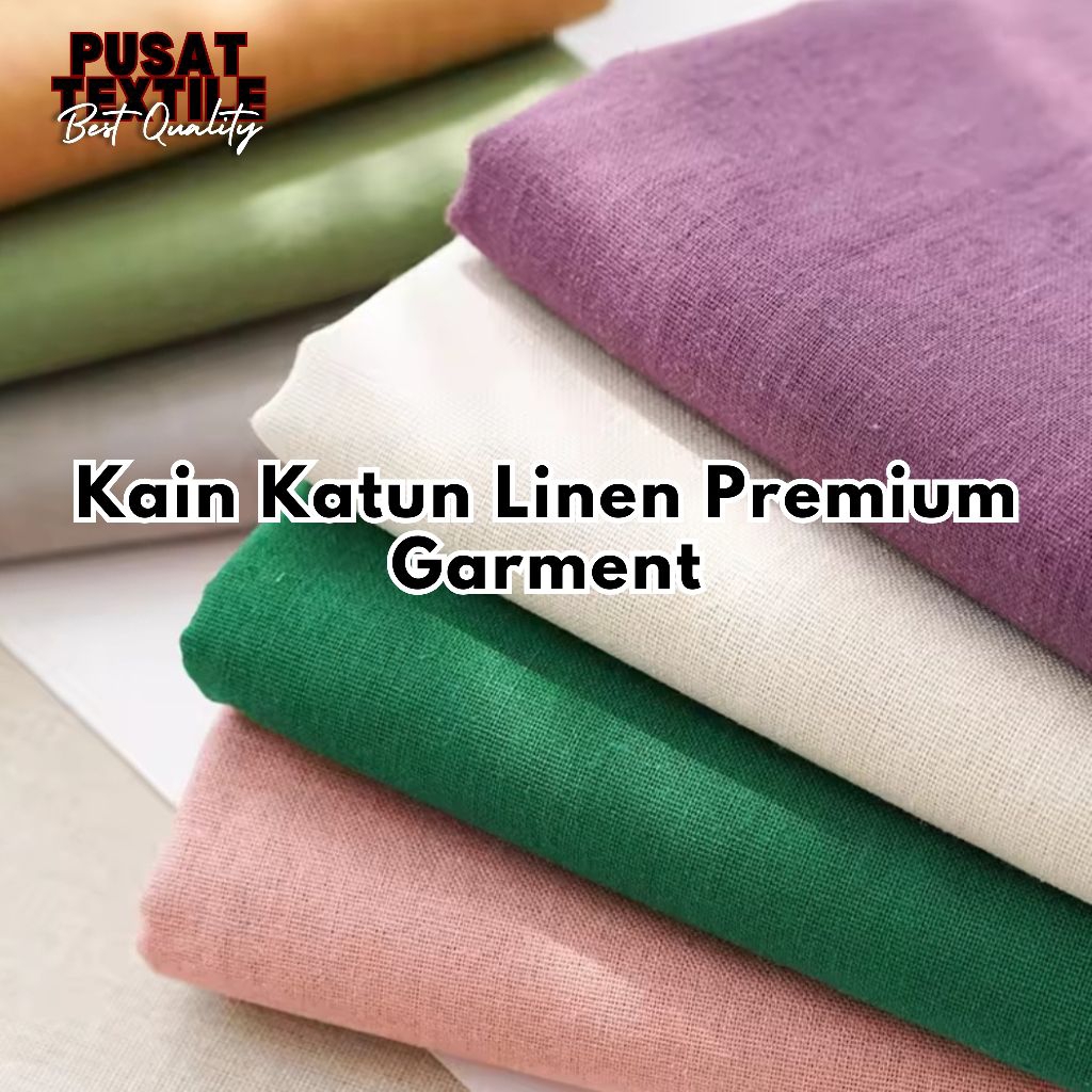PROMO Kain Linen Meteran/Kain Linen Premiun Garment/Kain Linen Murah/Kain Linen