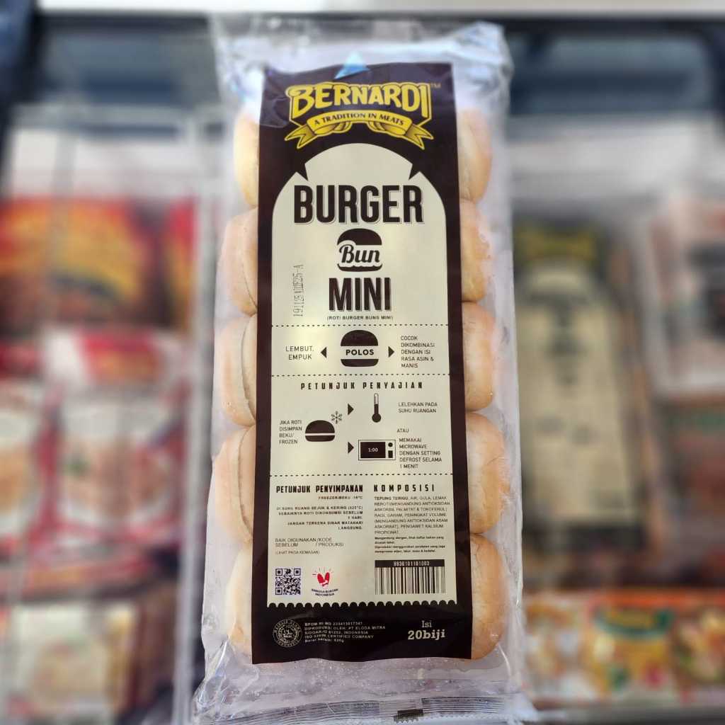 

Bernardi Bun Mini isi 20pcs - Roti Burger Mini Polos