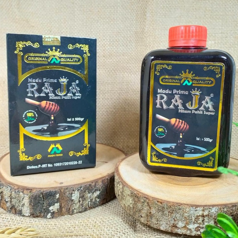 

[ Kemasan Baru ] Madu Prima Raja Hitam Pahit Super 500gr | Madu Hitam Pahit Diabet ( Madu Raja 500 gram)