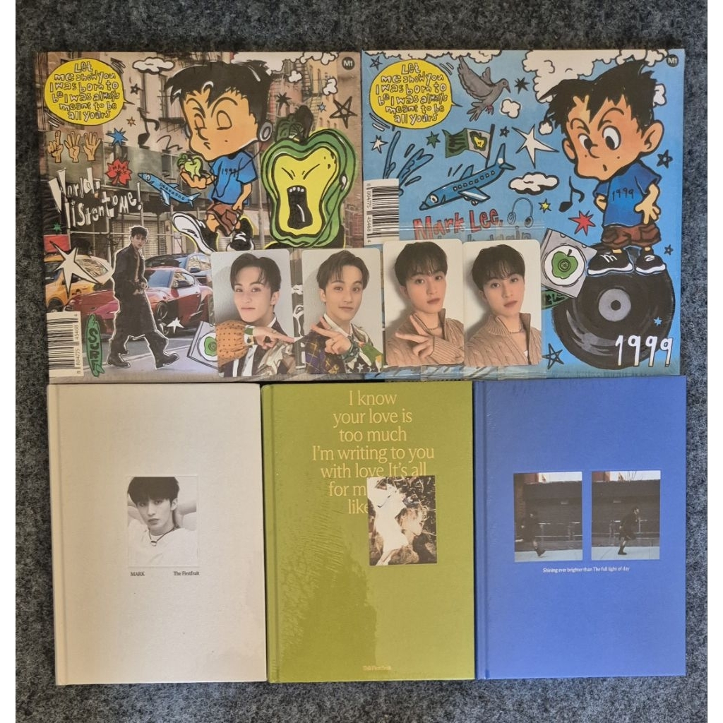 [READY STOCK] Album Mark The First Fruit PHOTOBOOK VER SQUARE FLAP VER SEALED