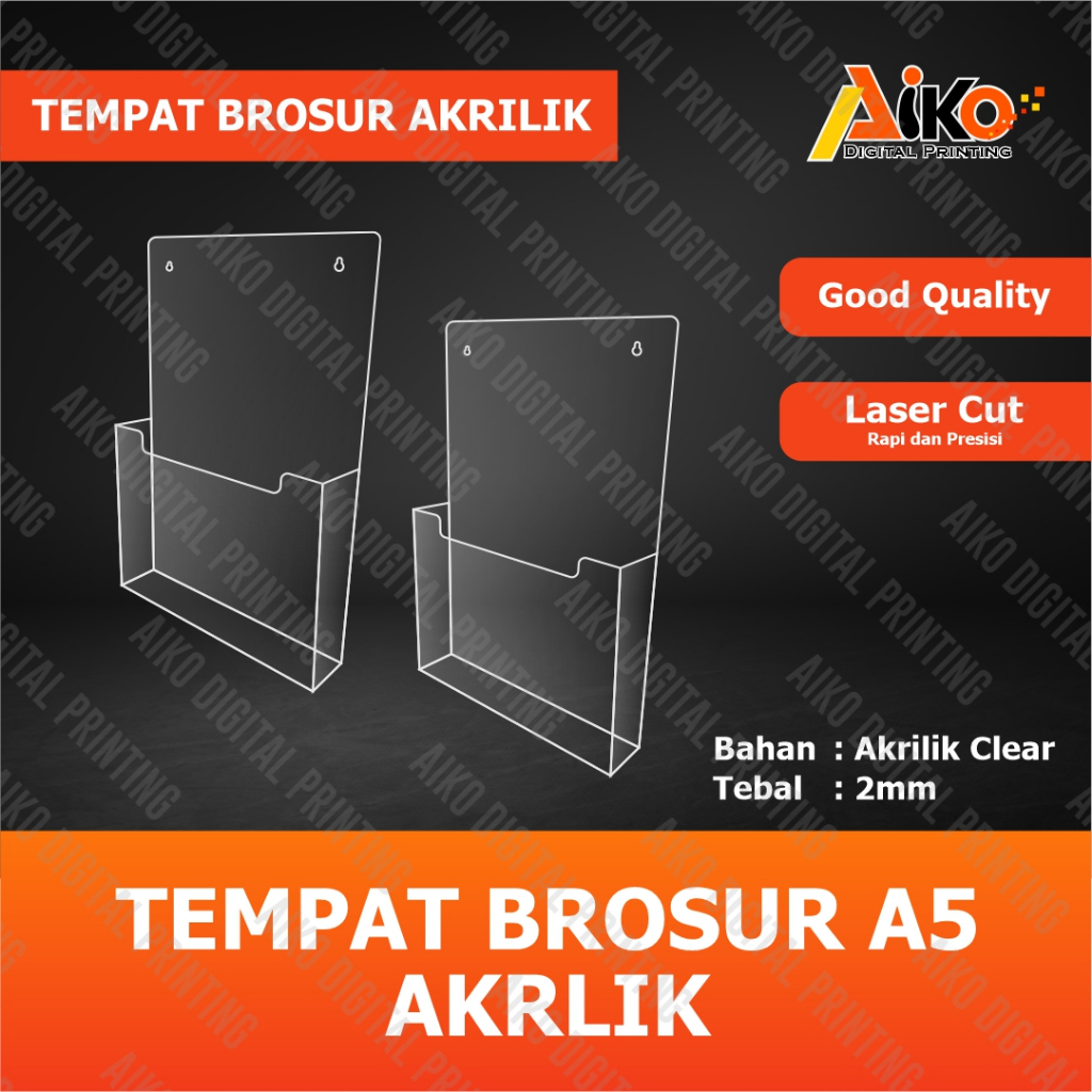 

RAK BROSUR AKRILIK - DISPLAY TEMPAT BROSUR AKRILIK - UKURAN A5