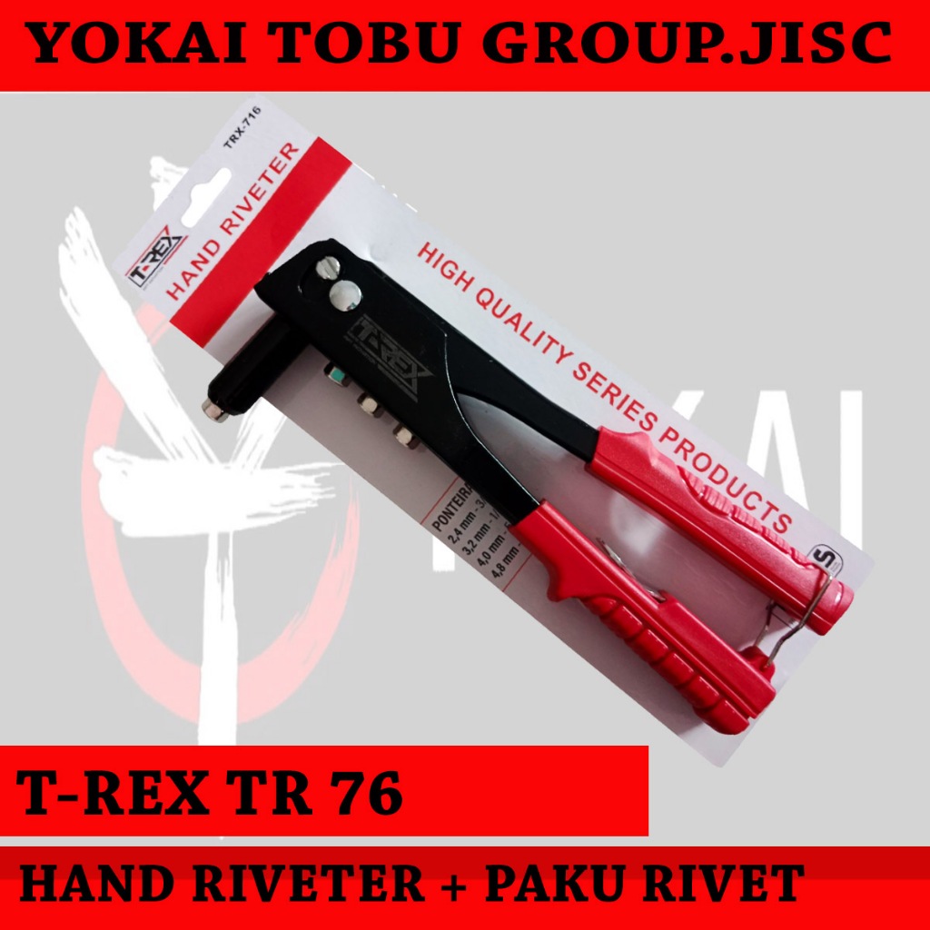 tang rivet T-REX TR716 tang paku rivet alat gun paku rivet