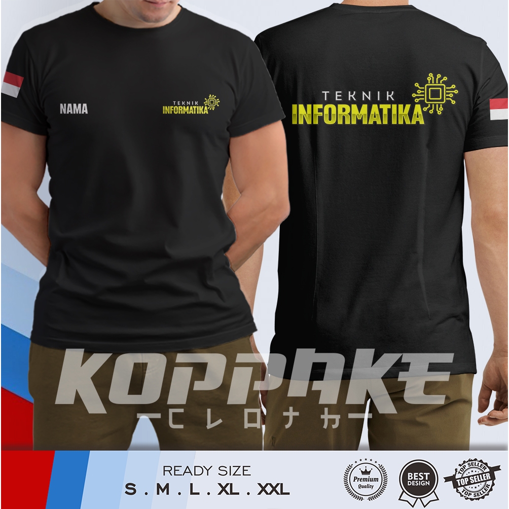 Kaos Teknik Informatika Gratis Nama Kamu Baju Distro