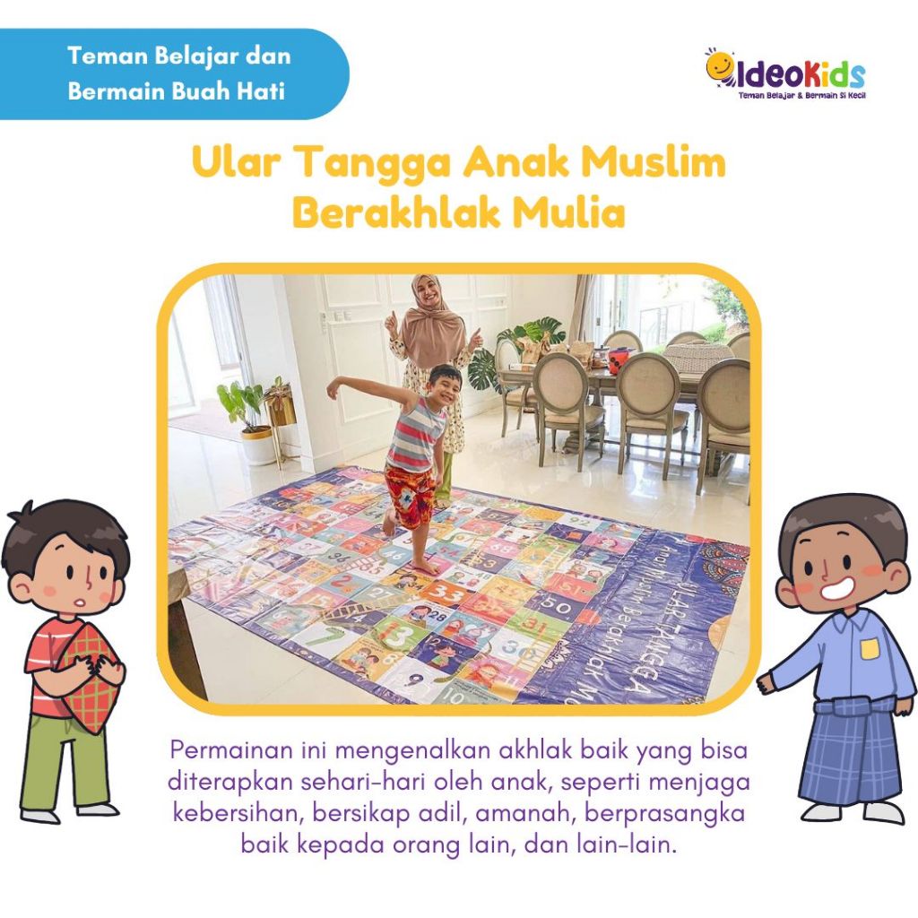 << SIZE S >> Ular Tangga Raksasa Edukatif